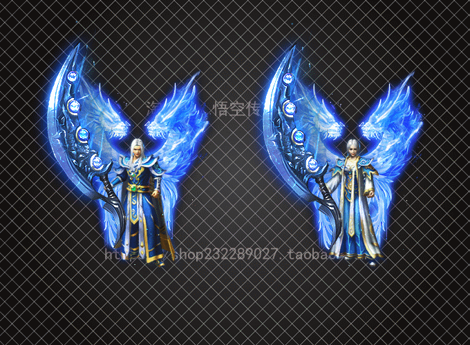 传奇剑甲素材 **沉默复古武器衣服装备定制高清装备男...